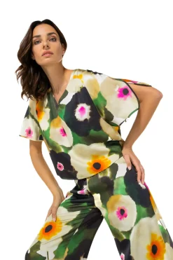 1637-69 / Korte Soepelvallende Top><noscript><img width=