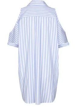 3678-24 / Lange Chemise Met Schoudereffect>Caroline Biss
