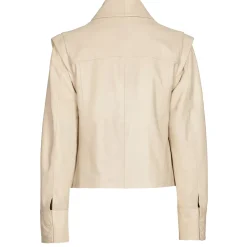 1800-33 / Lederen Vest Met Afneembare Mouw>Caroline Biss Outlet
