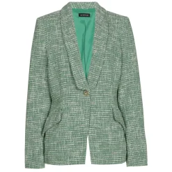 1888-62 / Licht Aansluitende Blazer In Lichte Bouclette>Caroline Biss Discount