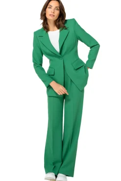 1823-62 / Licht Aansluitende Comfortabele Lange Citylook Blazer><noscript><img width=