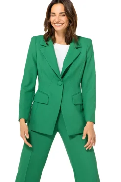 1823-62 / Licht Aansluitende Comfortabele Lange Citylook Blazer><noscript><img width=