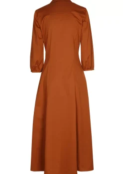 1167-35 / Licht Aansluitende Midi Jurk Met Stretch>Caroline Biss Online
