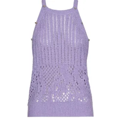 1232-46 / Los Gebreide Pull Met Afneembare Mouwen>Caroline Biss Hot