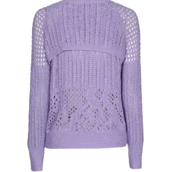 1232-46 / Los Gebreide Pull Met Afneembare Mouwen><noscript><img width=
