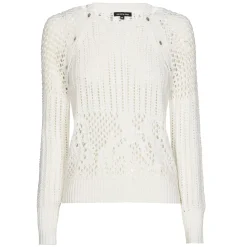 1232-91 / Los Gebreide Pull Met Afneembare Mouwen>Caroline Biss Clearance
