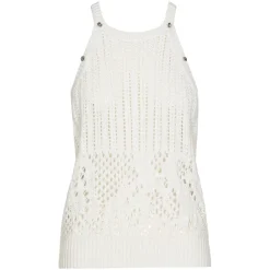 1232-91 / Los Gebreide Pull Met Afneembare Mouwen><noscript><img width=