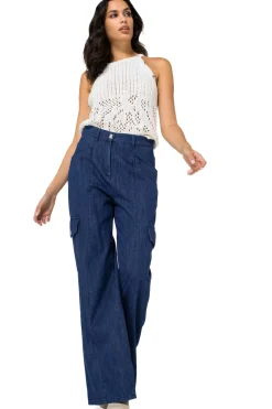 1232-91 / Los Gebreide Pull Met Afneembare Mouwen><noscript><img width=