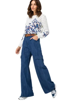 1289-29 / Los Gebreide Pull Met Print><noscript><img width=