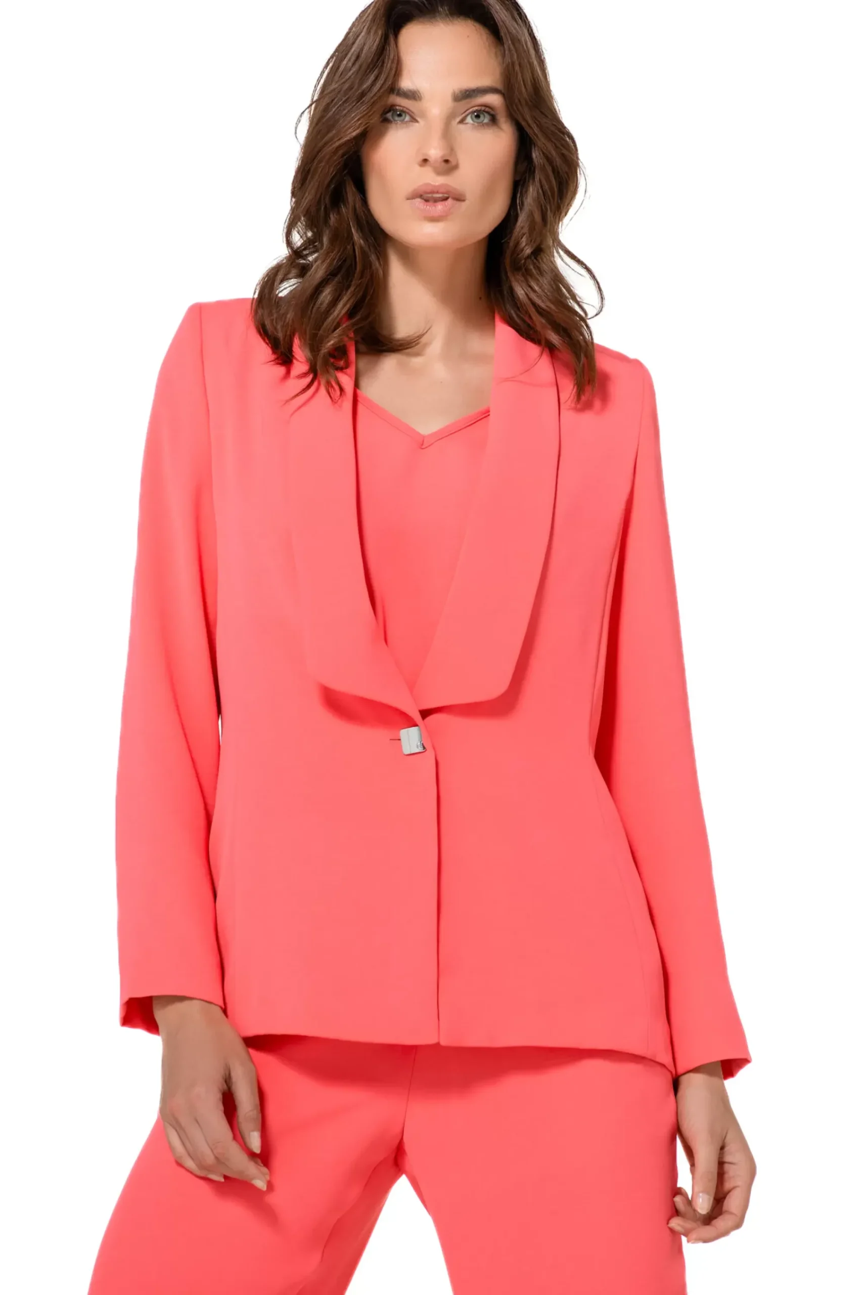 1622-72 / Losvallende Rechte Top Met Schoudereffect>Caroline Biss