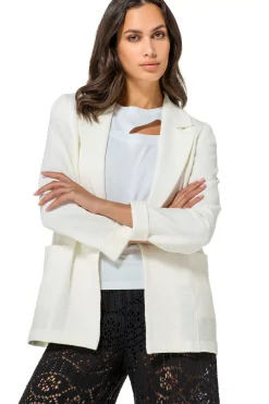 1884-91 / Rechtvallende Blazer In Fijne Bouclette><noscript><img width=