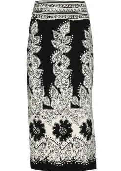1769-19 / Rechtvallende Comfortabele Rok In Tricot>Caroline Biss Outlet
