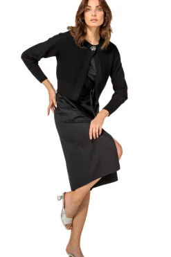1169-10 / Rechtvallende Jurk In Stretch><noscript><img width=