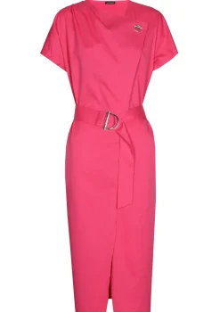 1169-74 / Rechtvallende Jurk In Stretch>Caroline Biss Hot