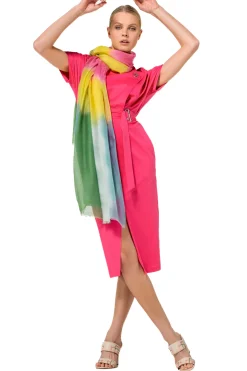 1169-74 / Rechtvallende Jurk In Stretch><noscript><img width=
