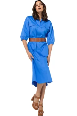 1177-27 / Rechtvallende Jurk In Stretch><noscript><img width=
