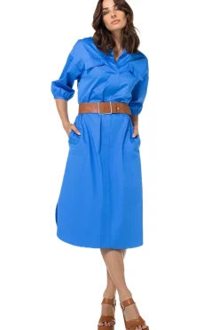 1177-27 / Rechtvallende Jurk In Stretch><noscript><img width=