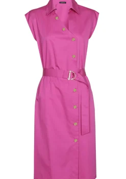 1176-73 / Rechtvallende Jurk Met Stretch>Caroline Biss New
