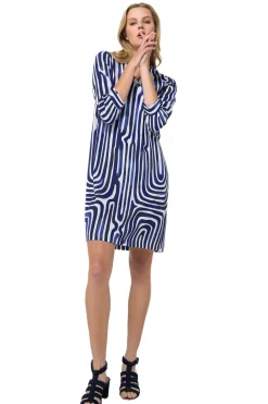 1134-29 / Rechtvallende Jurk Met Stretch><noscript><img width=