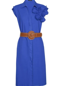 1113-27 / Rechtvallende Jurk Met Stretch>Caroline Biss Online