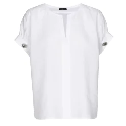 3668-90 / Rechtvallende Linnen Top>Caroline Biss New