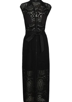 1143-10 / Rechtvallende Midi Jurk In Kant>Caroline Biss New