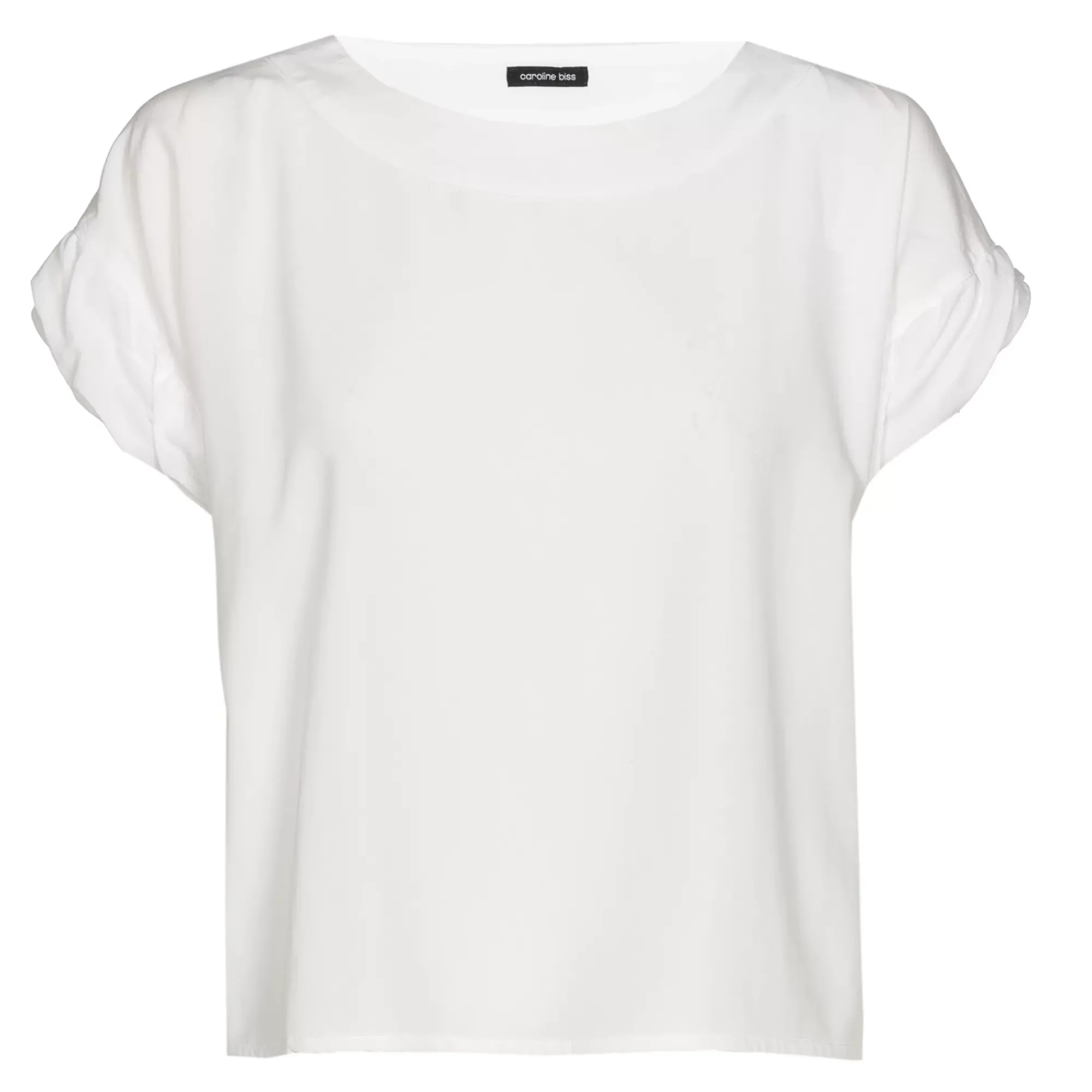 1634-91 / Rechtvallende Top Met Mouweffect>Caroline Biss Discount
