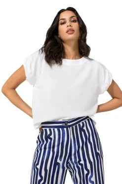 1634-91 / Rechtvallende Top Met Mouweffect>Caroline Biss Discount