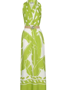 3156-79 / Soepele Rechtvallende Midi Jurk>Caroline Biss Outlet