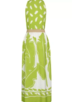 3156-79 / Soepele Rechtvallende Midi Jurk>Caroline Biss Outlet