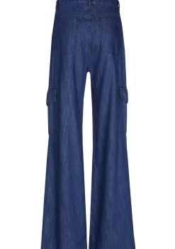 1512-24 / Soepelvallende Cargojeans, Wijd Been, Normal Waist>Caroline Biss Clearance