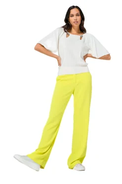 1521-80 / Soepelvallende Citylook Broek, Recht Been, Normal Waist><noscript><img width=