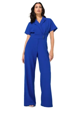 1580-26 / Soepelvallende Comfortabele Jumpsuit, Wijd Been><noscript><img width=