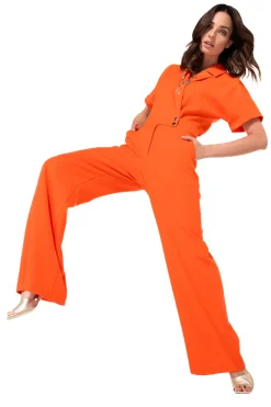 1580-53 / Soepelvallende Comfortabele Jumpsuit, Wijd Been><noscript><img width=