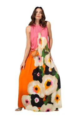 1138-69 / Soepelvallende Feestelijke Lange Jurk><noscript><img width=