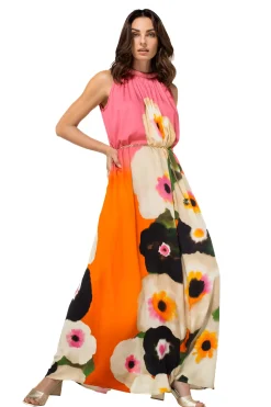 1138-69 / Soepelvallende Feestelijke Lange Jurk><noscript><img width=