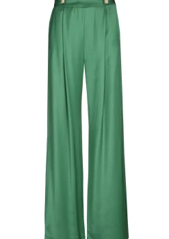 1527-62 / Soepelvallende Geklede Broek, Recht Been, Mid Waist>Caroline Biss Discount