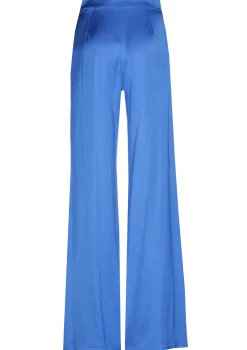 1527-27 / Soepelvallende Geklede Broek, Recht Been, Mid Waist>Caroline Biss Outlet
