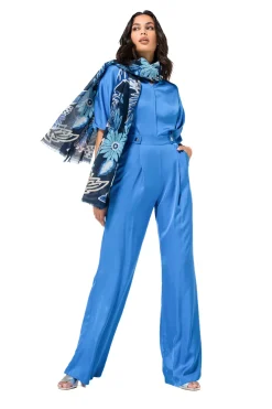 1527-27 / Soepelvallende Geklede Broek, Recht Been, Mid Waist><noscript><img width=