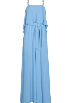 1520-64 / Soepelvallende Geklede Jumpsuit, Wijd Been>Caroline Biss Online