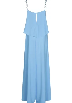 1520-64 / Soepelvallende Geklede Jumpsuit, Wijd Been>Caroline Biss Online