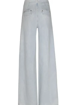 1525-25 / Soepelvallende Jeans, Wijd Been, High Waist>Caroline Biss