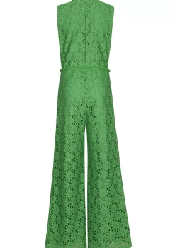 1529-63 / Soepelvallende Jumpsuit In Kant, Wijd Been>Caroline Biss New