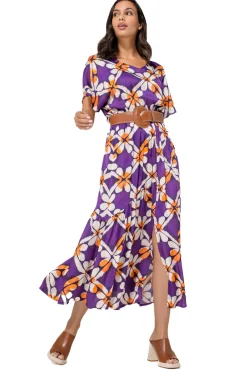 1100-45 / Soepelvallende Midi Jurk><noscript><img width=