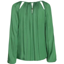 1687-62 / Soepelvallende Rechte Bloes Met Decollete Effect>Caroline Biss