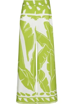 3556-79 / Soepelvallende Wijde Broek, Normal Waist>Caroline Biss Outlet