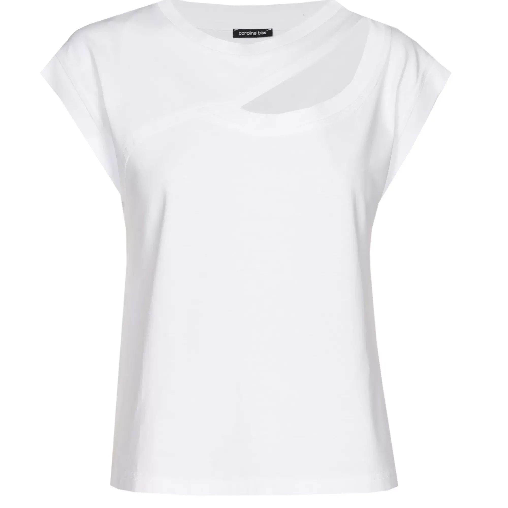1981-90 / T-Shirt In Katoen Met Schoudereffect>Caroline Biss Clearance