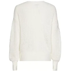 1294-91 / Vrouwelijke Pull Met Broderie Effect>Caroline Biss