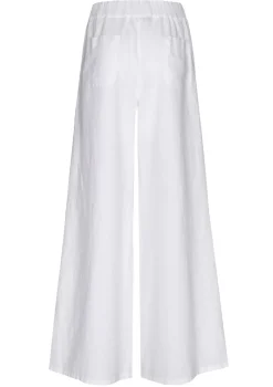 3571-90 / Wijde Broek In Linnen, Normal Waist>Caroline Biss Discount
