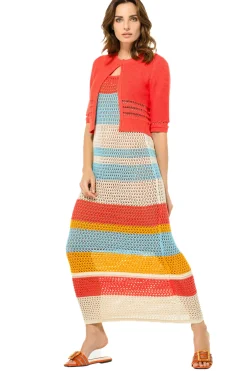 3110-89 / Zomerse Gehaakte Midi Jurk><noscript><img width=